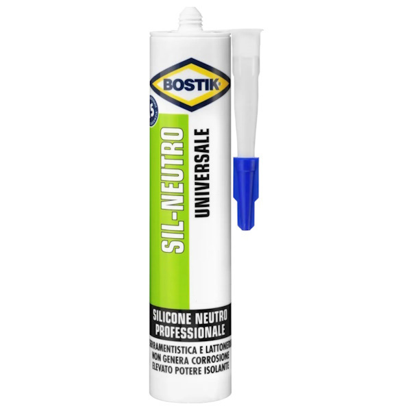 UHU Bostik Sil-NEUTRO Silicone Neutro Cartuccia da ML300 - UHU BOSTIK